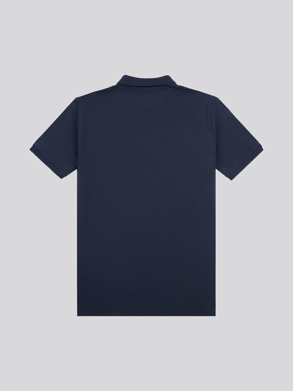Mens Large Player Pique Polo Shirt in Dark Sapphire Navy / Haute Red DHM
