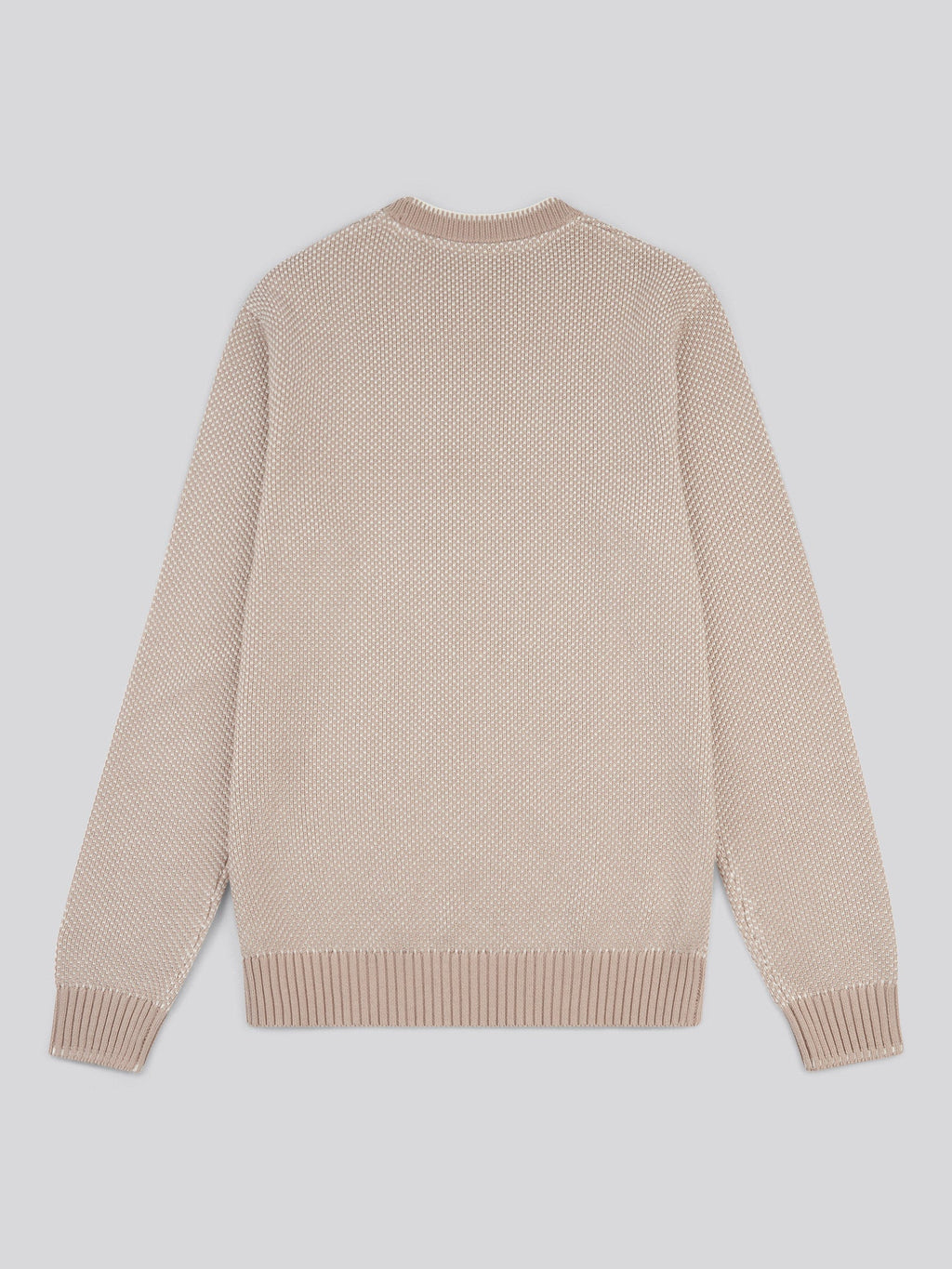 Mens Twisted Yarn Knit Crew in Atmosphere