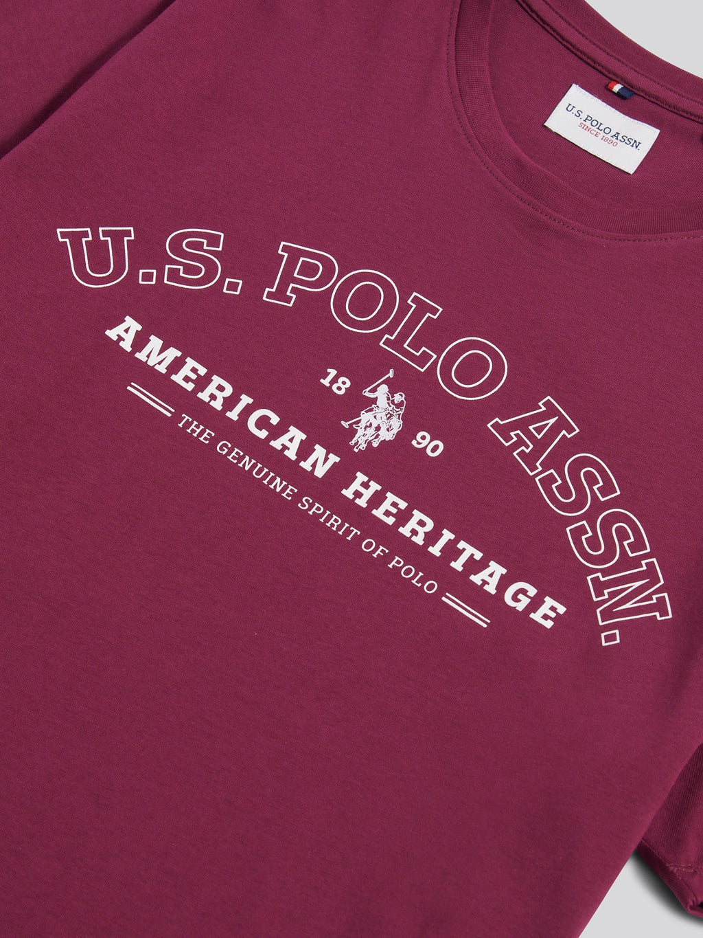 Mens Heritage Graphic T-Shirt in Grape Wine