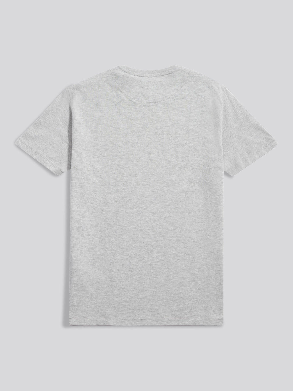Mens Heritage Graphic T-Shirt in Mid Grey Marl