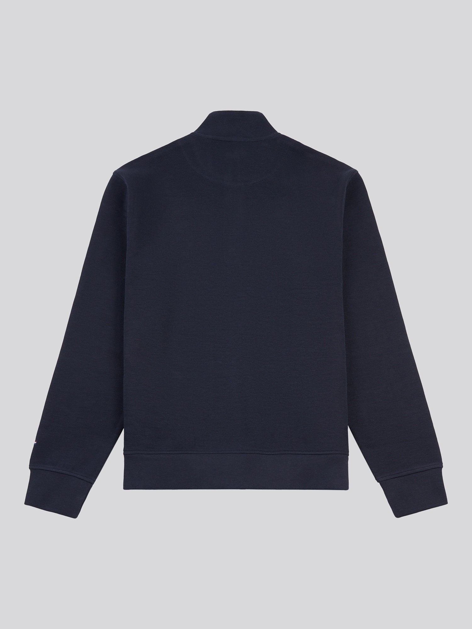 Mens French Rib 1/4 Funnel in Dark Sapphire Navy / Moonlight Blue DHM