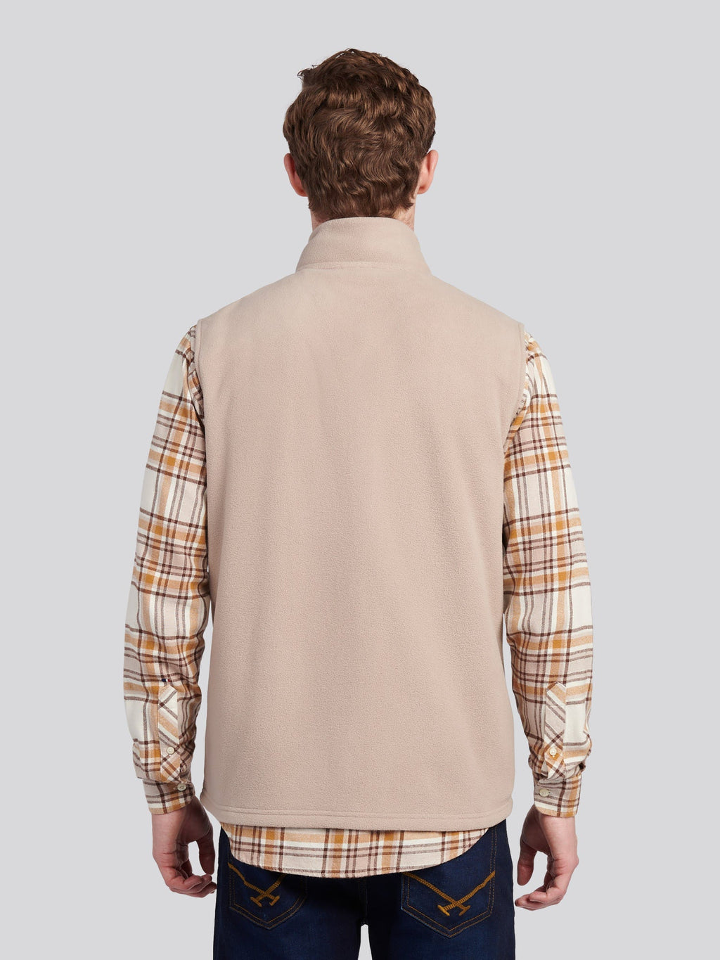 Mens Micro Fleece Gilet in Atmosphere