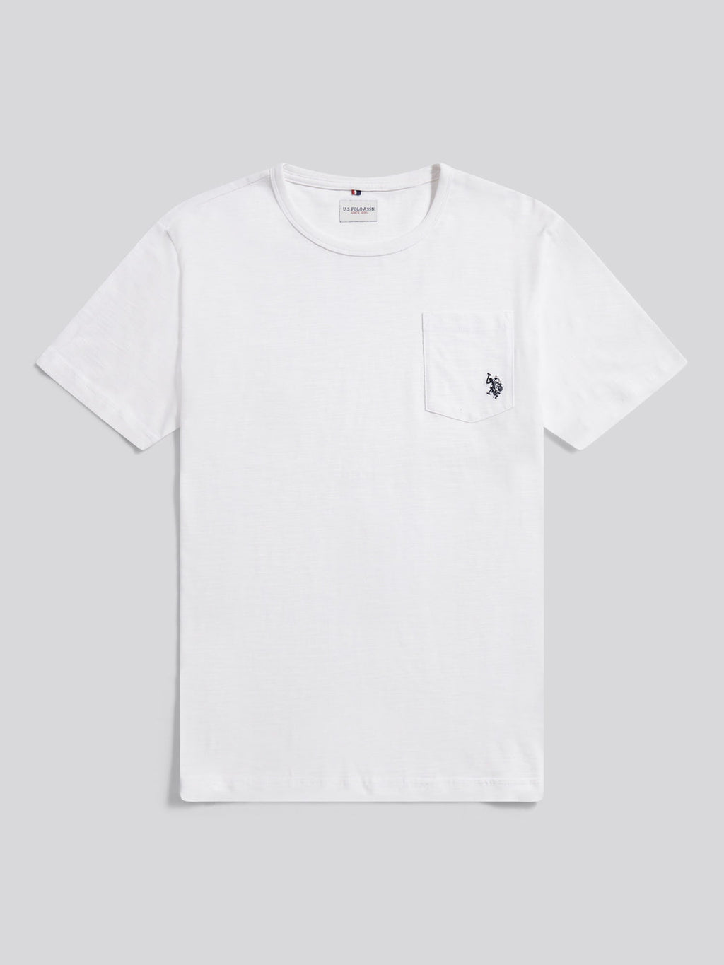 Mens Slub Pocket T-Shirt Bright White