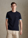 Mens Twill Taped T-Shirt Dark Sapphire Navy