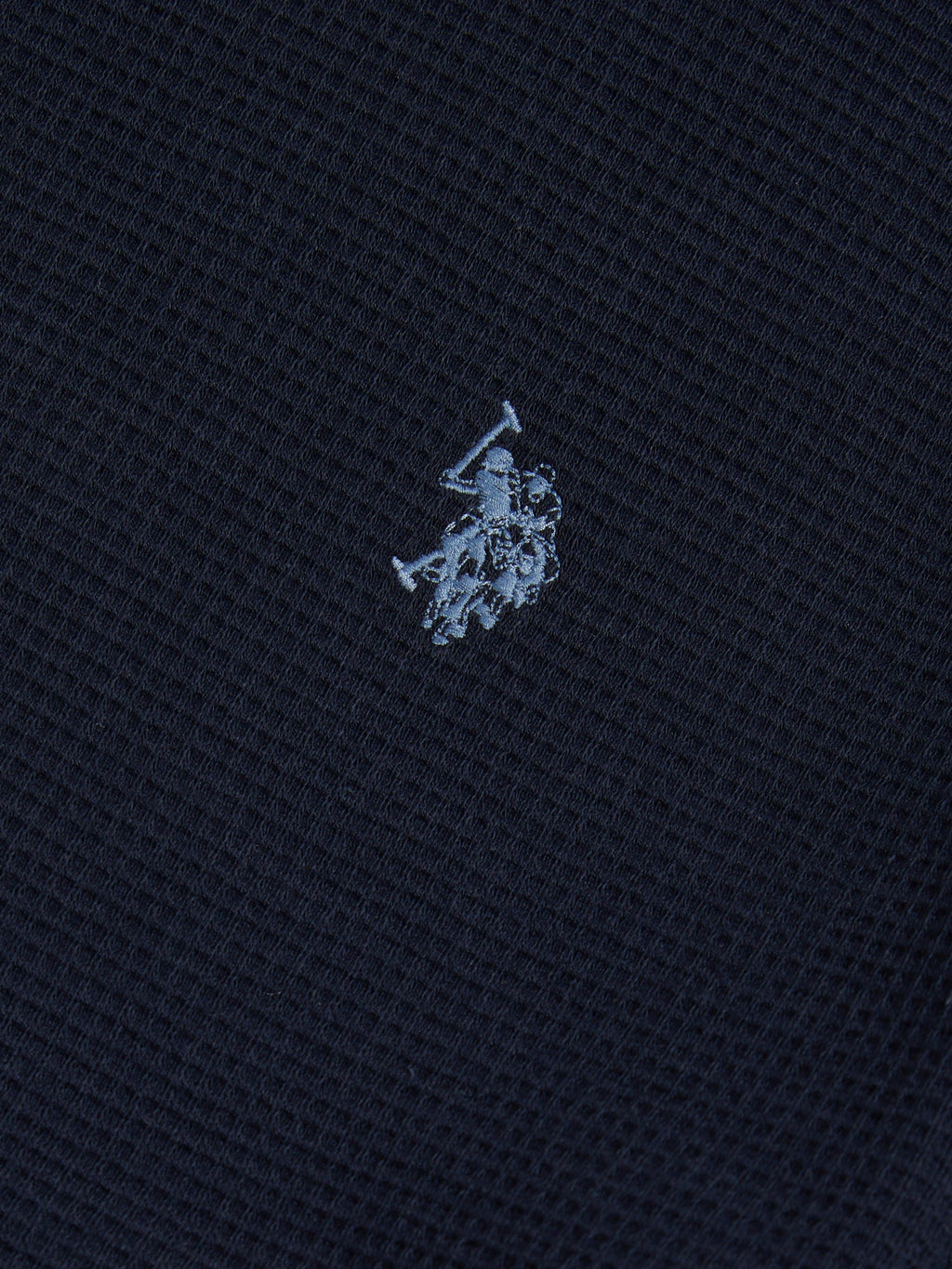 Mens Waffle Jersey T-Shirt Dark Sapphire Navy