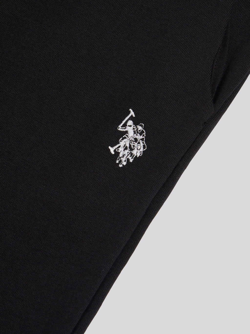 Mens Interlock Pintuck Joggers Black Bright White DHM