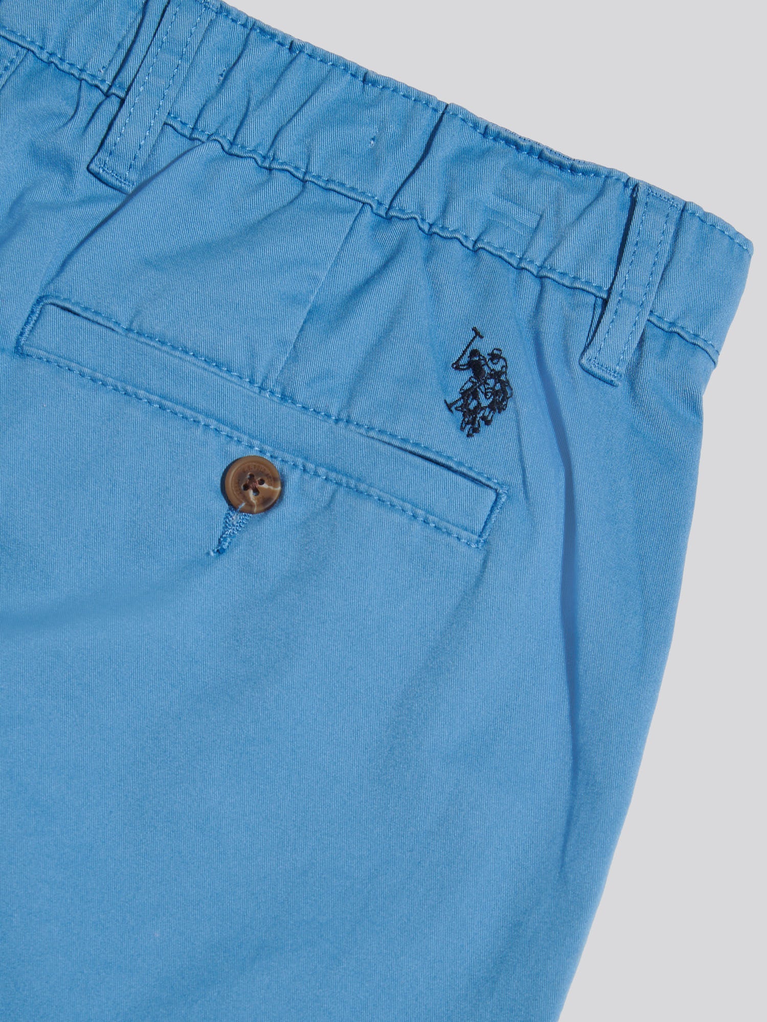 Mens Comfort Waist Classic Chino Shorts Riviera