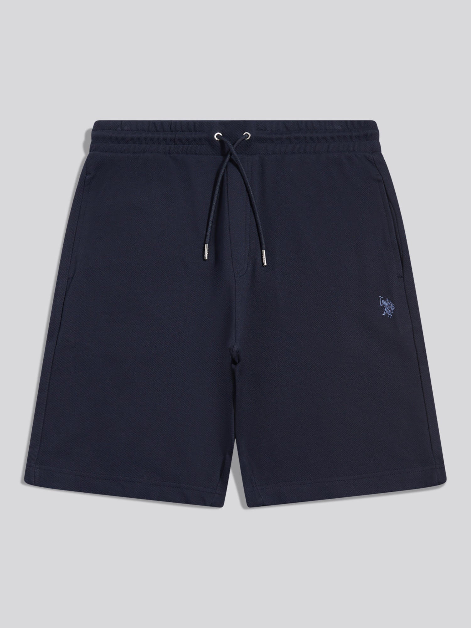 Mens Twill Texture Jersey Short Dark Sapphire Navy / Moonlight Blue DHM