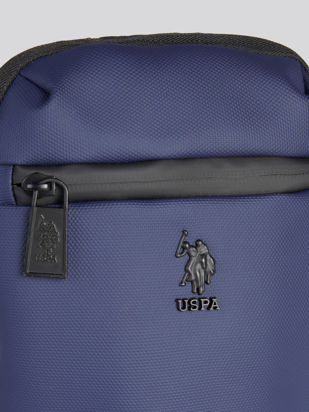 Mens Small Arrowhead Crossbody Bag in Navy
