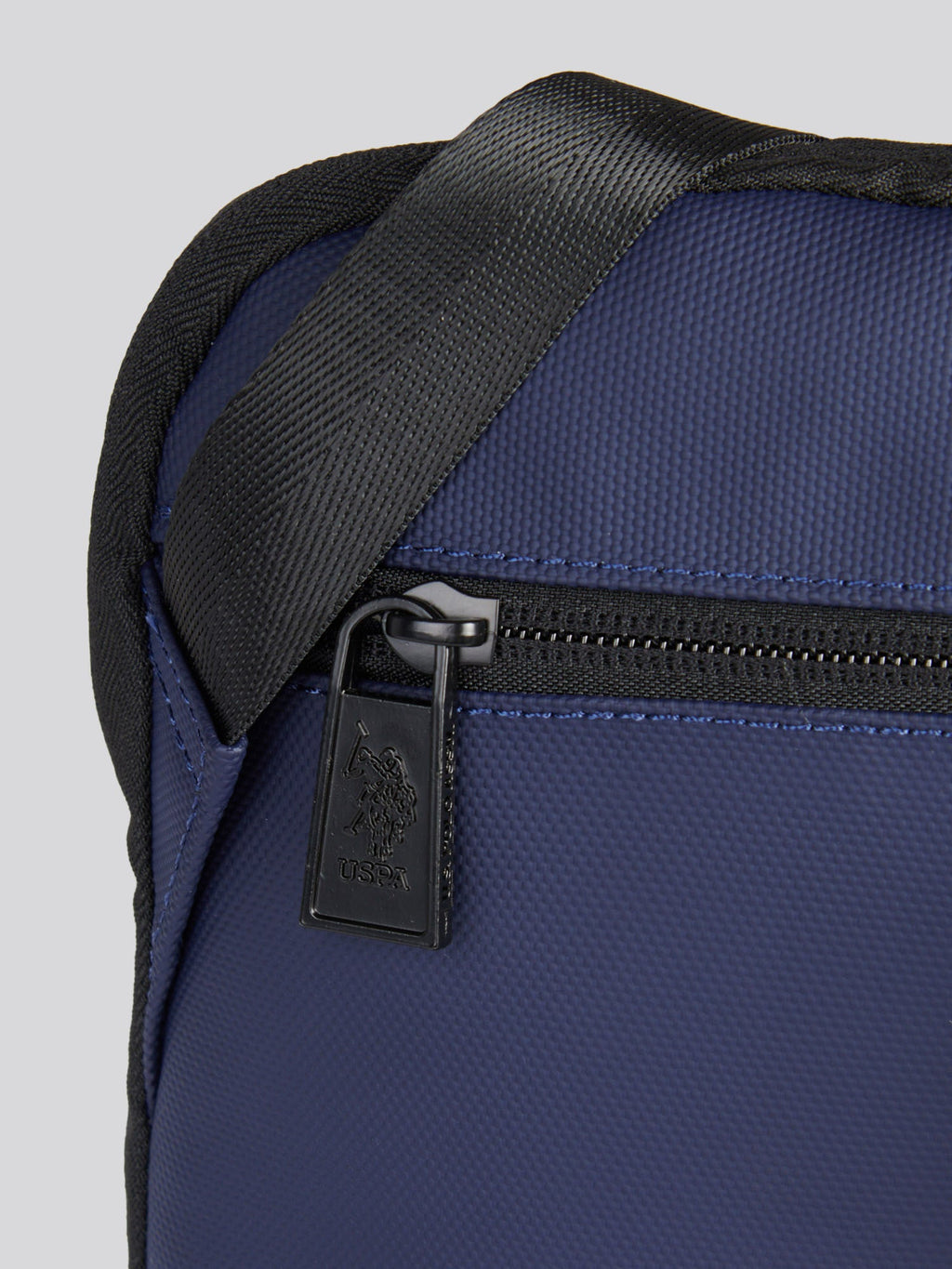 Mens Small Arrowhead Crossbody Bag in Navy