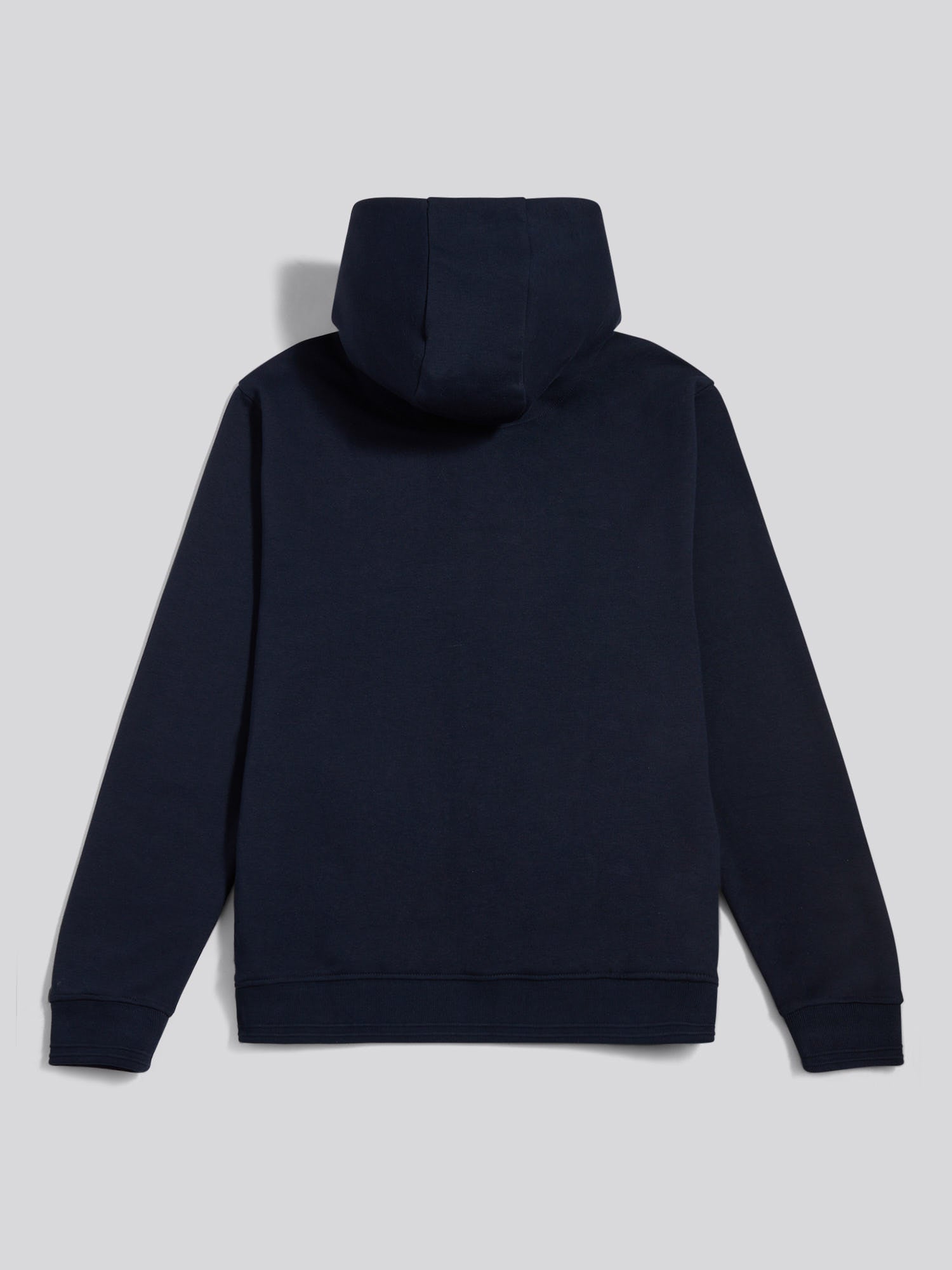 Mens Drop Shoulder Arch Script Hoodie Dark Sapphire Navy