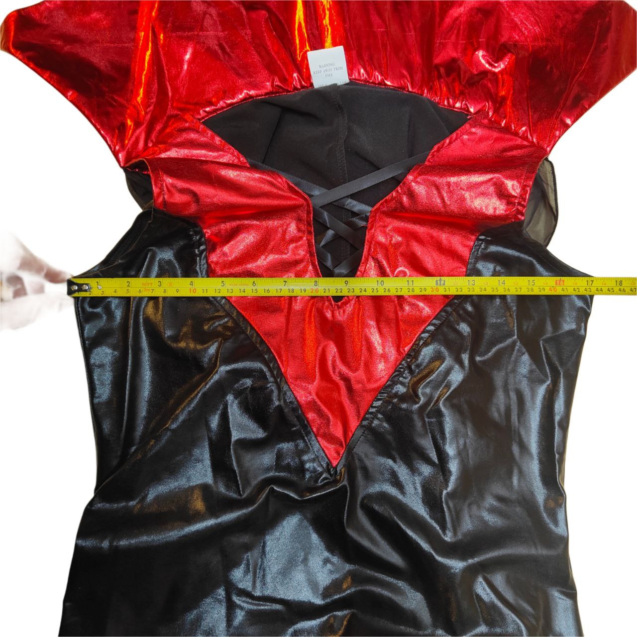 Massive Discounts Ladies Vampire Costume – Black PVC Dress & Cape