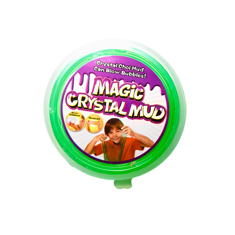 PoundFun Magic Crystal Mud – Glittery Sensory Slime & Stretchy Fidget Toy