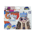 PoundFun DIY Blue Birthday Crown Kit – Kids Creative Party Craft Set