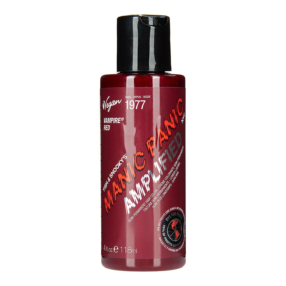Manic Panic Amplified Vampire Red Semi Permanent Hair Dye - 118ml