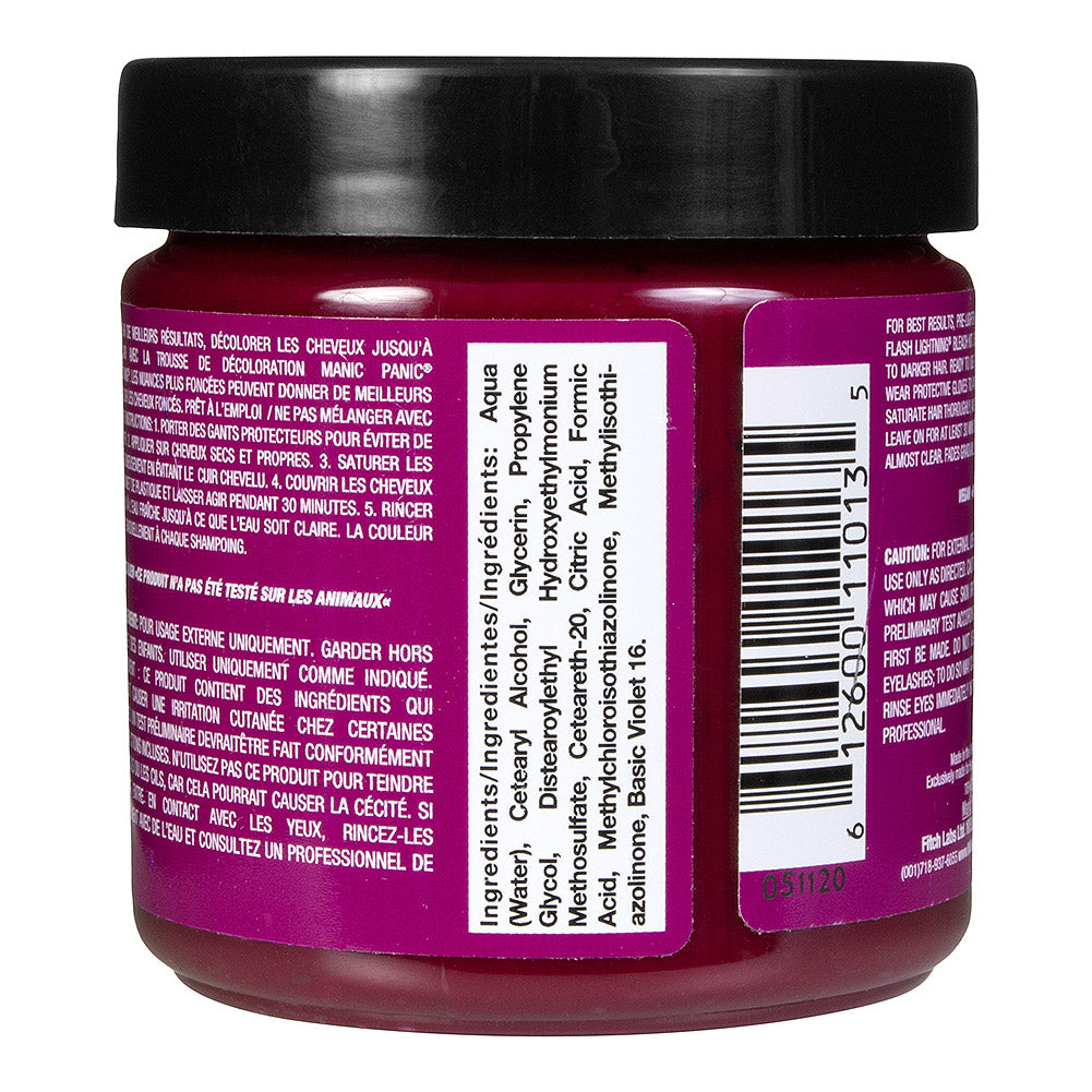Manic Panic Fuschia Shock Semi-Permanent Hair Dye | Vegan Hot Pink 118ml