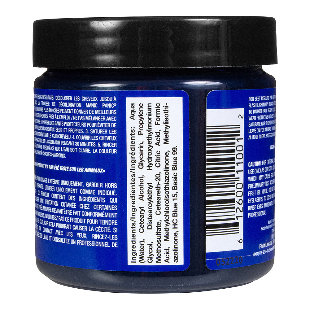 Manic Panic After Midnight Blue Semi-Permanent Hair Dye | Vegan 118ml