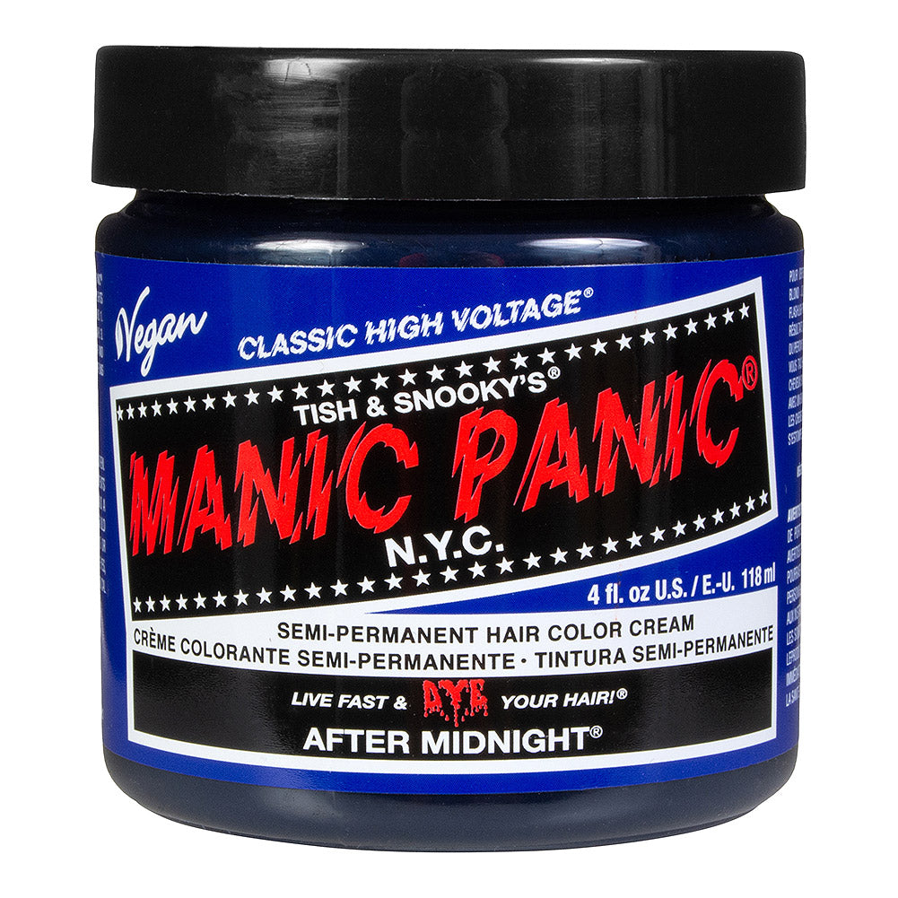 Manic Panic After Midnight Blue Semi-Permanent Hair Dye | Vegan 118ml