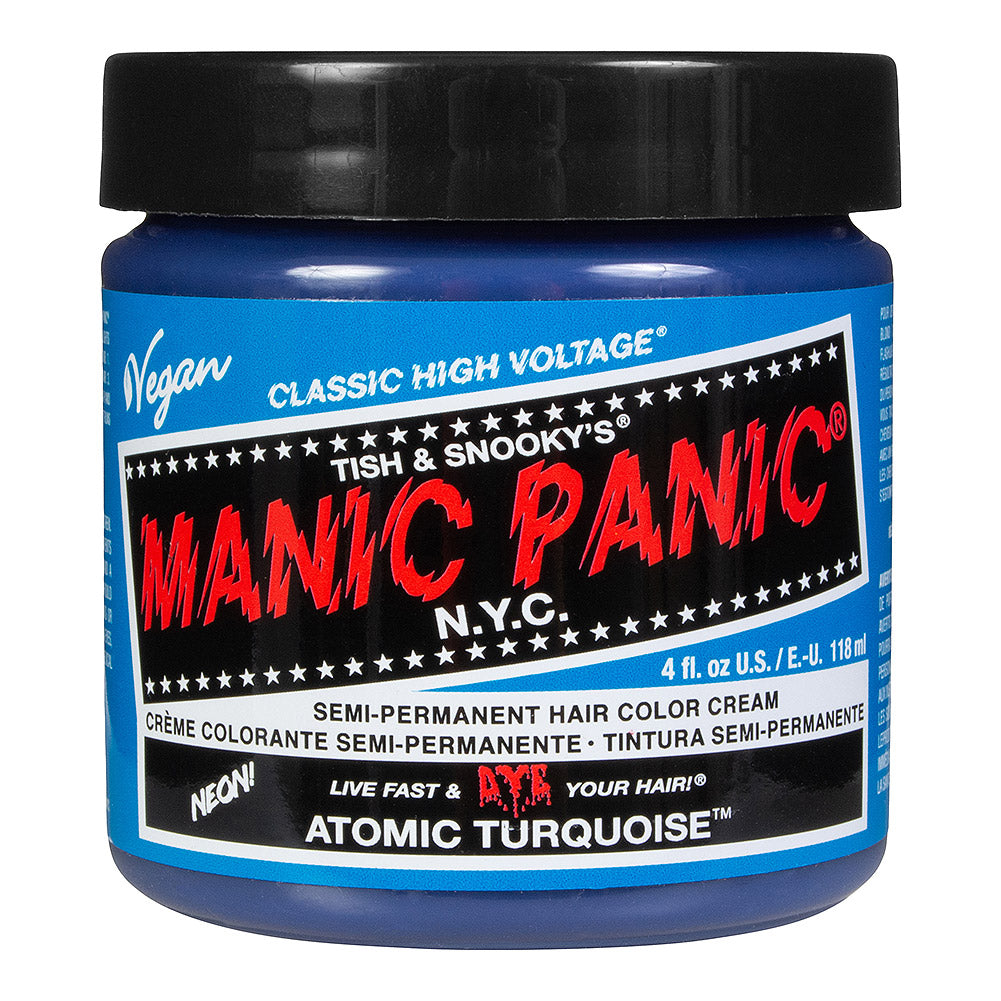 Manic Panic Atomic Turquoise Semi-Permanent Hair Dye - Vegan 118ml