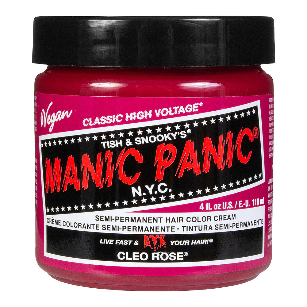 Manic Panic Cleo Rose Semi-Permanent Hair Dye | Vibrant Pink Vegan