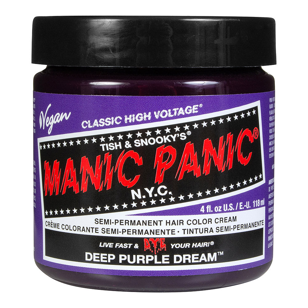Manic Panic Deep Purple Dream Semi-Permanent Hair Dye | Vegan 118ml
