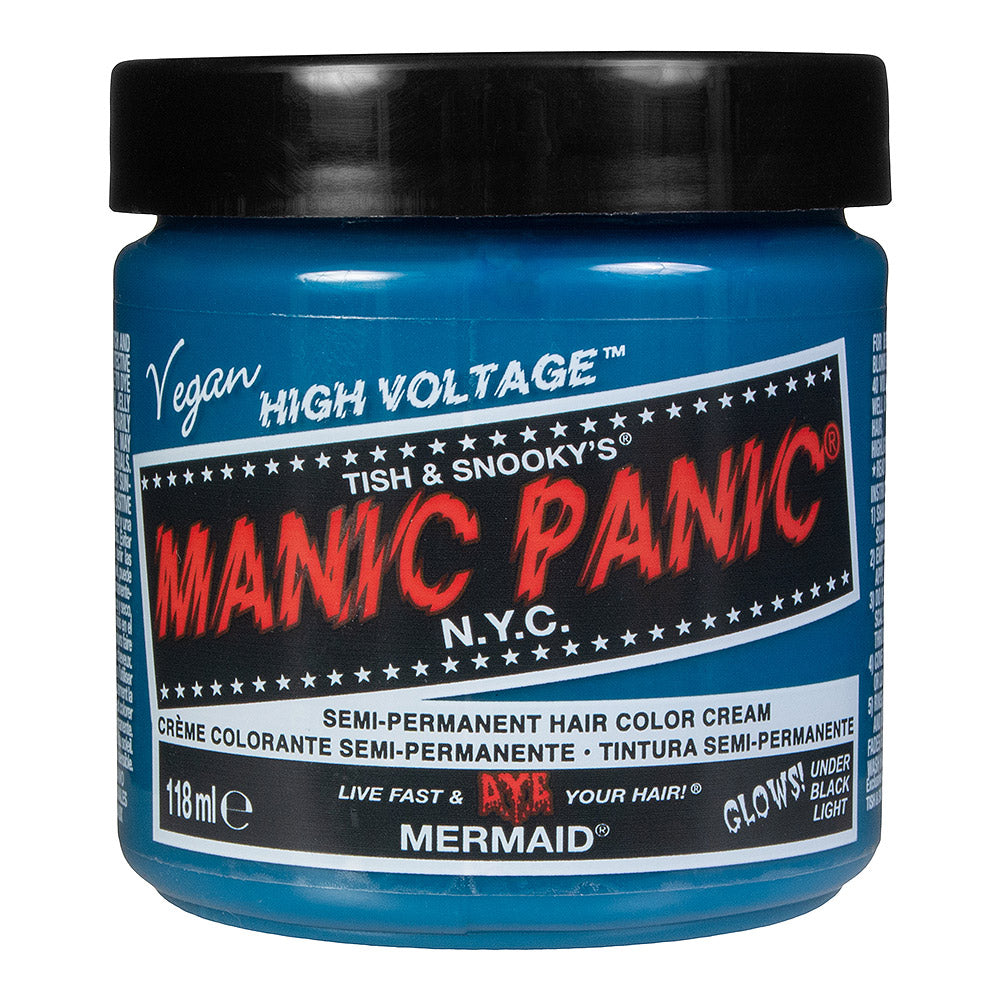 Manic Panic Mermaid Semi-Permanent Hair Dye – Ocean Teal Vegan 118ml