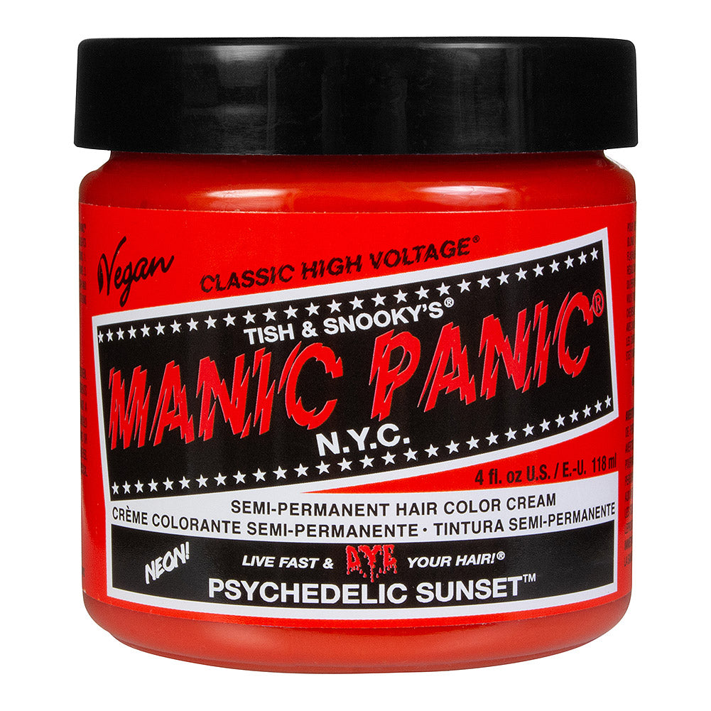 Manic Panic Psychedelic Sunset Orange Semi-Permanent Hair Dye - 118ml