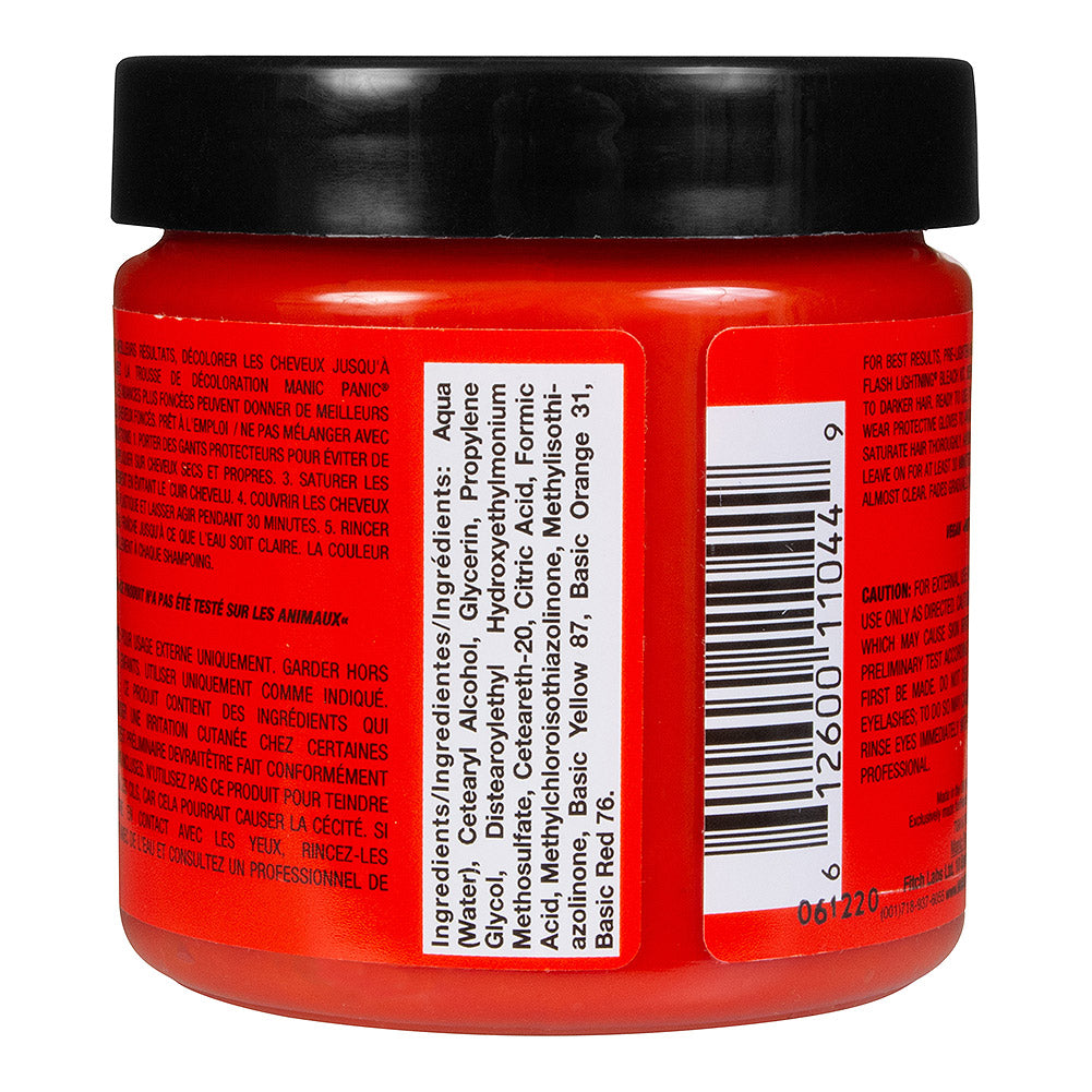 Manic Panic Psychedelic Sunset Orange Semi-Permanent Hair Dye - 118ml