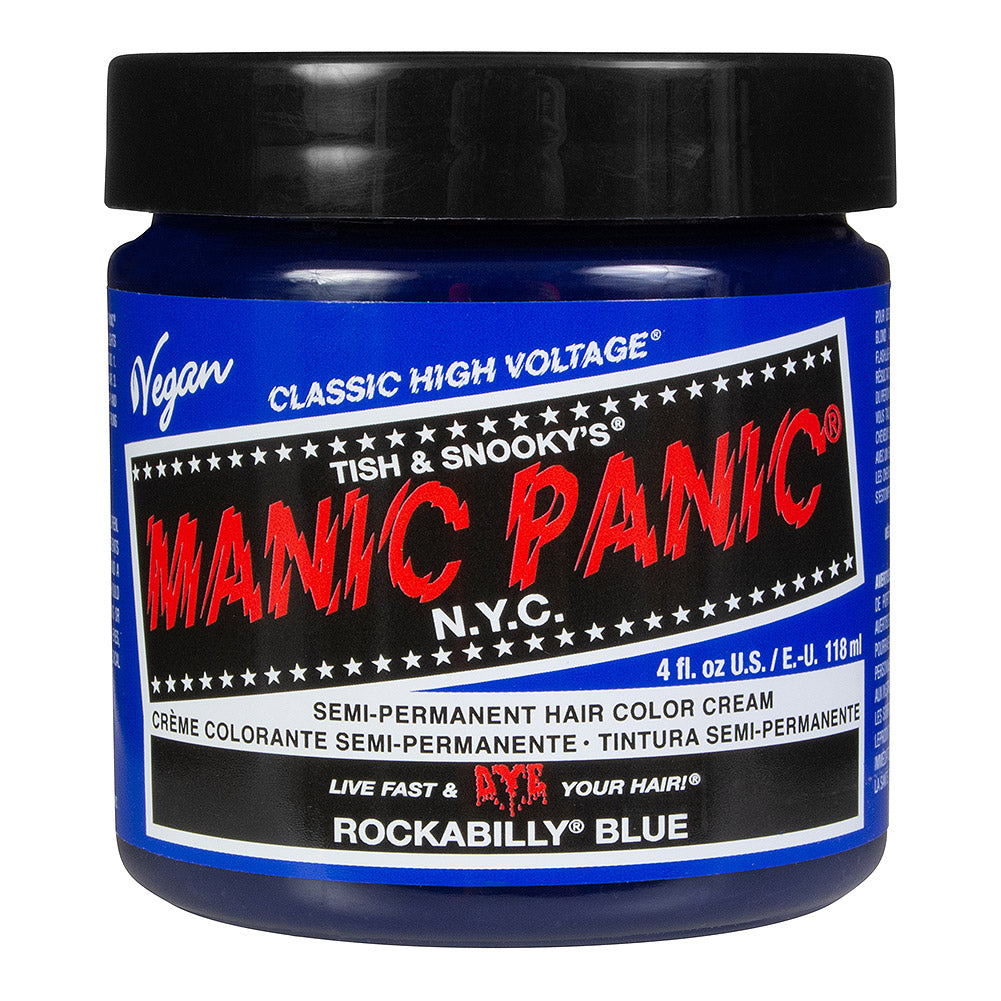 Manic Panic Rockabilly Blue Semi-Permanent Hair Dye | Vegan 118ml