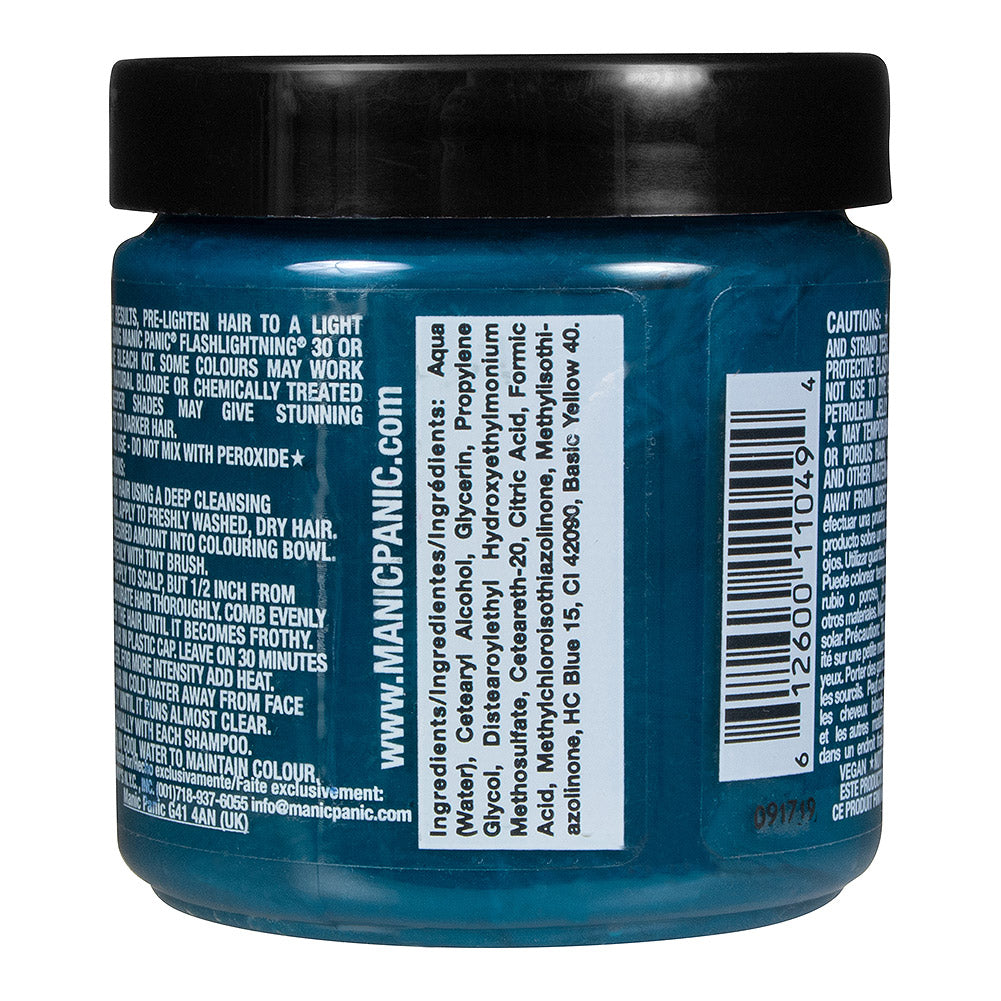 Manic Panic Siren Song Semi-Permanent Hair Dye | Teal Blue-Green Vegan