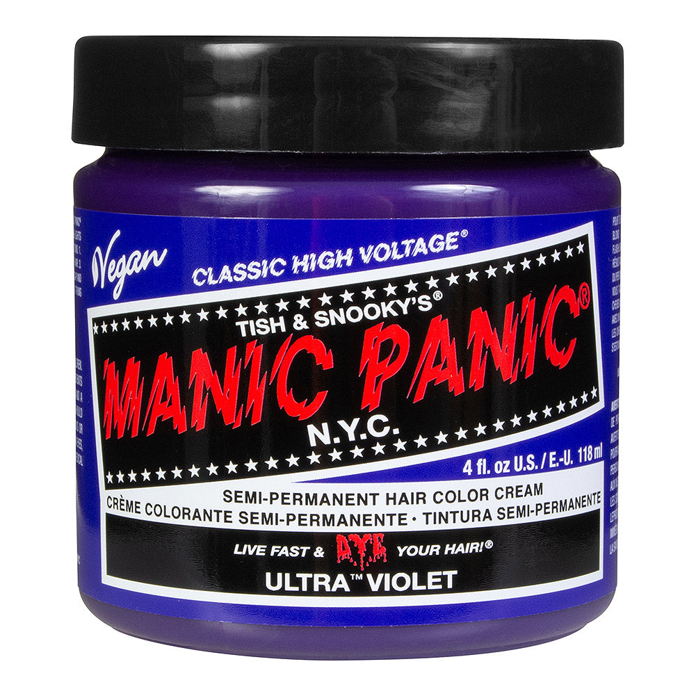 Manic Panic Ultra Violet Blue Semi-Permanent Hair Dye - Vegan 118ml
