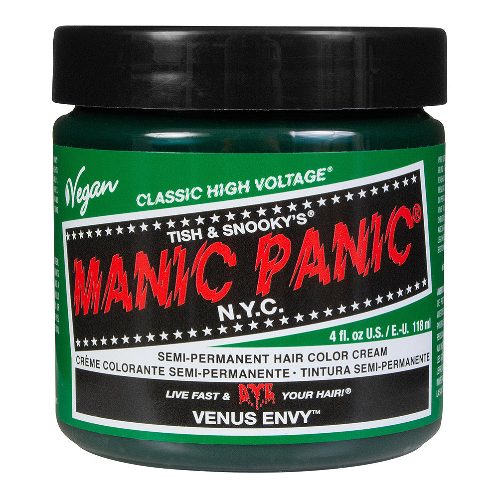 Manic Panic Venus Envy Semi-Permanent Hair Dye – Deep Tropical Green 118ml