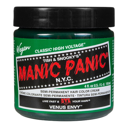 Manic Panic Venus Envy Semi-Permanent Hair Dye – Deep Tropical Green 118ml