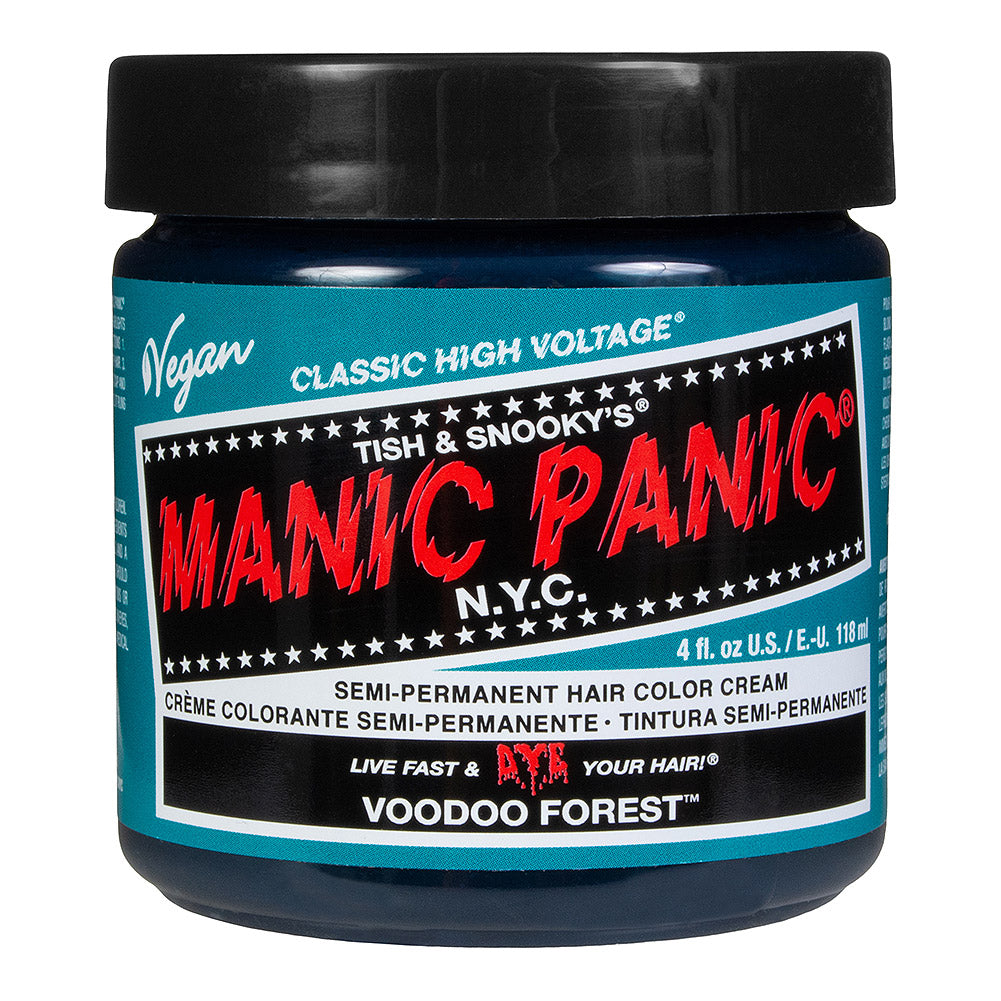 Manic Panic Voodoo Forest Semi-Permanent Hair Dye – Deep Dark Green 118ml