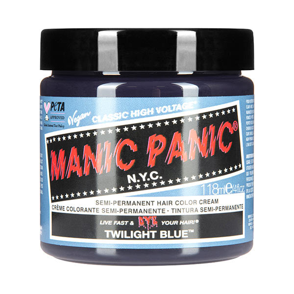Manic Panic Twilight Blue Semi-Permanent Hair Dye | Grey Blue Vegan