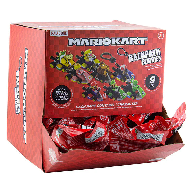 Mario Kart Backpack Buddies – Nintendo Collectible Blind Bag Keychain