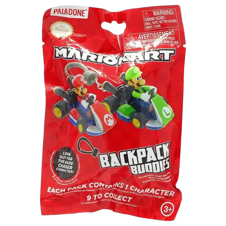 Mario Kart Backpack Buddies – Nintendo Collectible Blind Bag Keychain