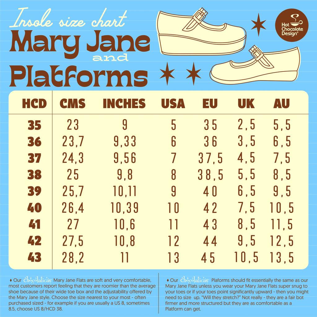 Hot Chocolate Design Death Stalks Gothic Mary Jane Flats – Vegan Shoes