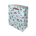 PoundFun Medium Christmas Gift Bag | Festive Holiday Character Print