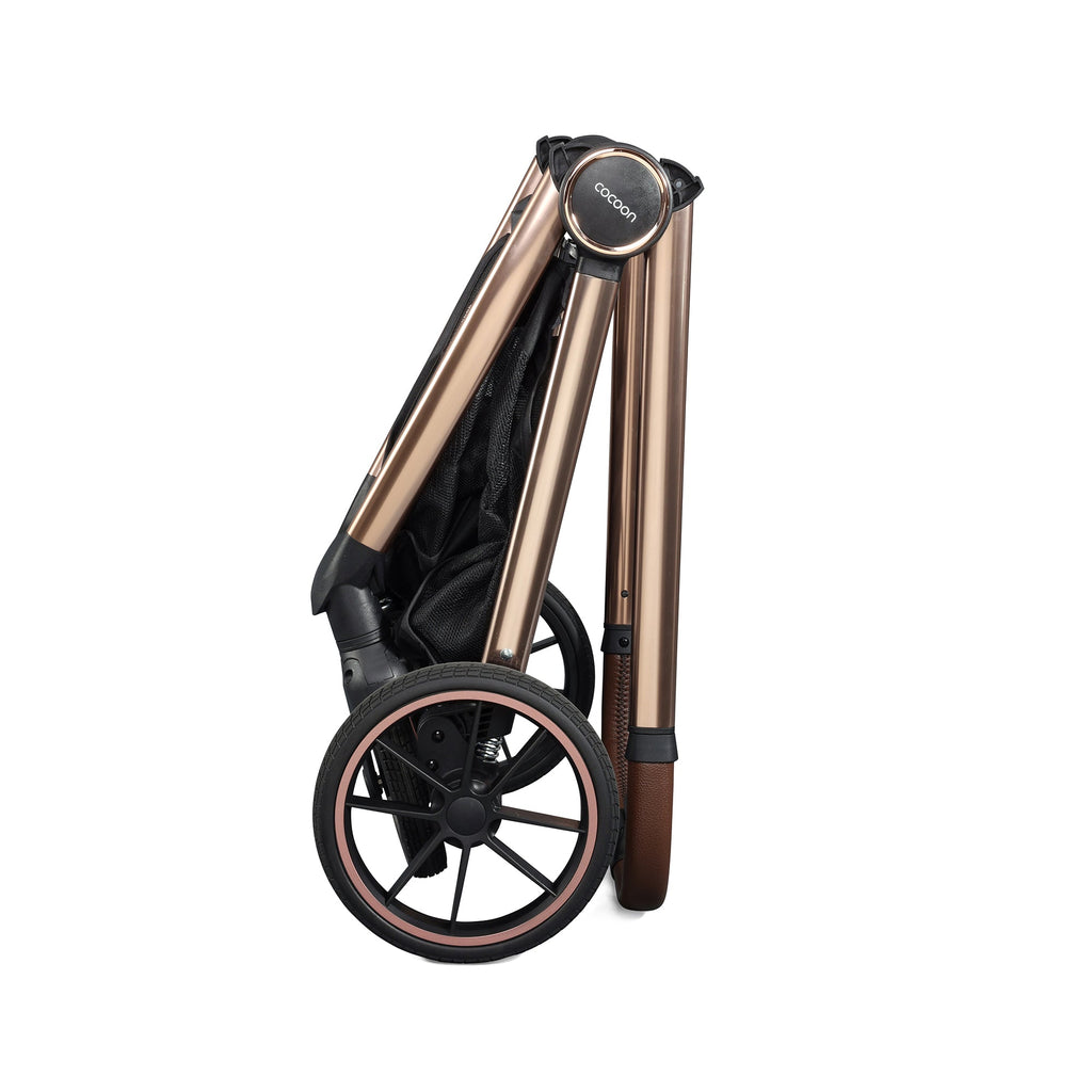 Mee-Go Cocoon Travel System with EVO Spin Car Seat and ISOFIX Base – Toffee