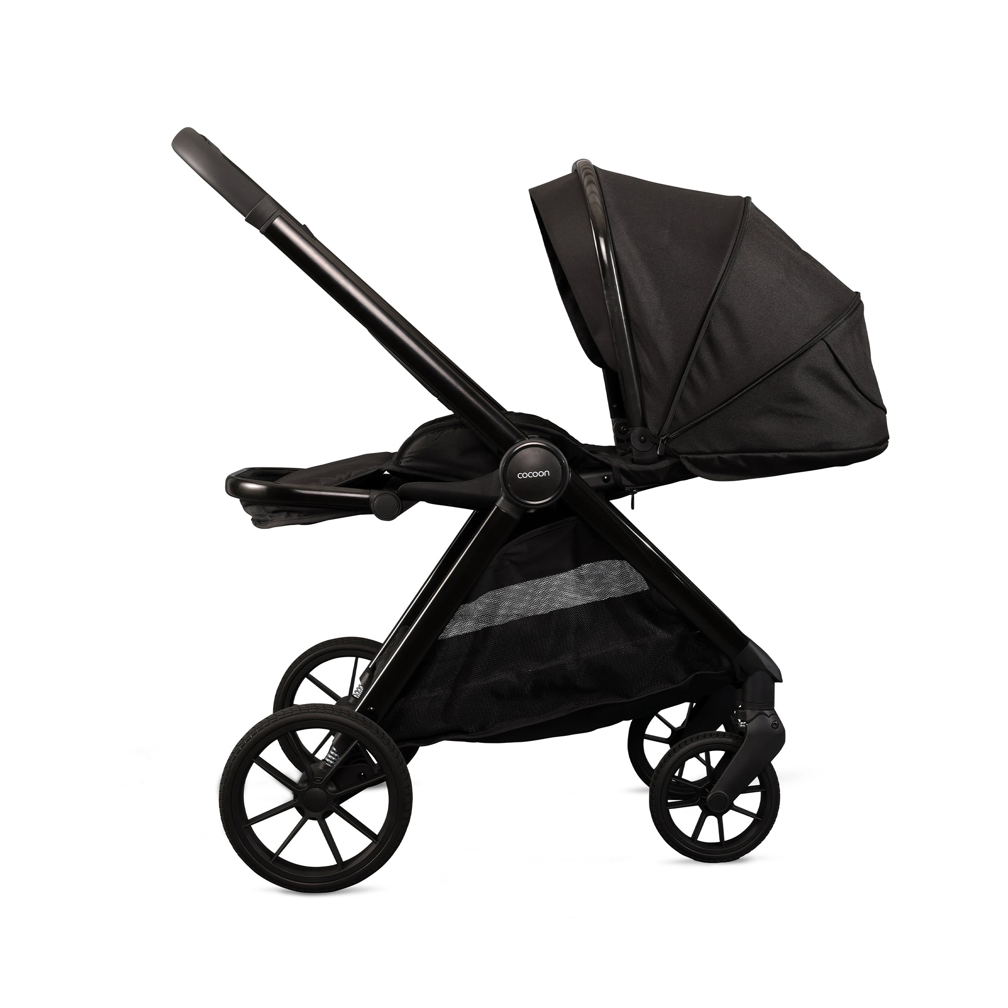 Mee-Go Cocoon Pushchair with Accessories - Liquorice