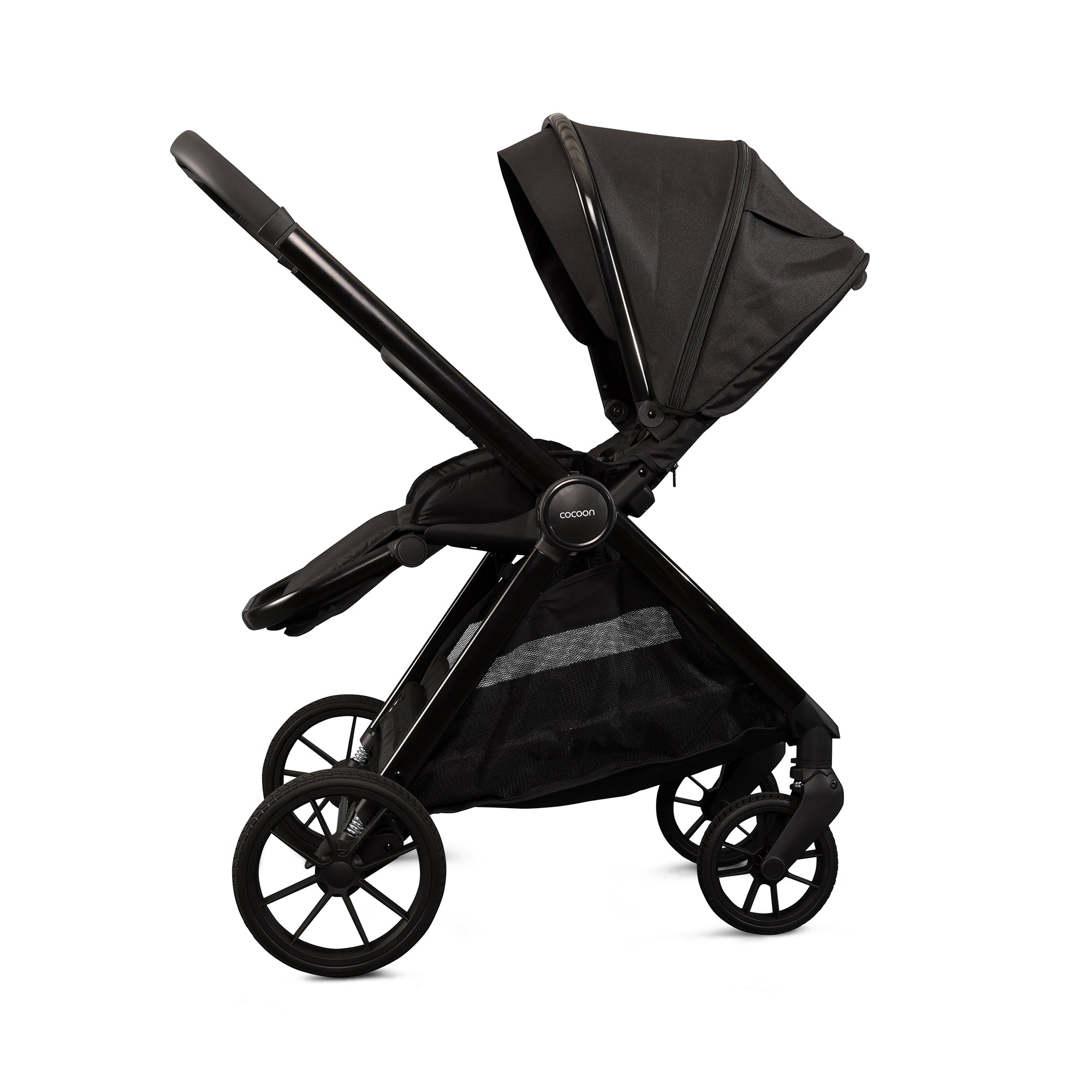 Mee-Go Cocoon Travel System with EVO Spin Car Seat – Liqourice