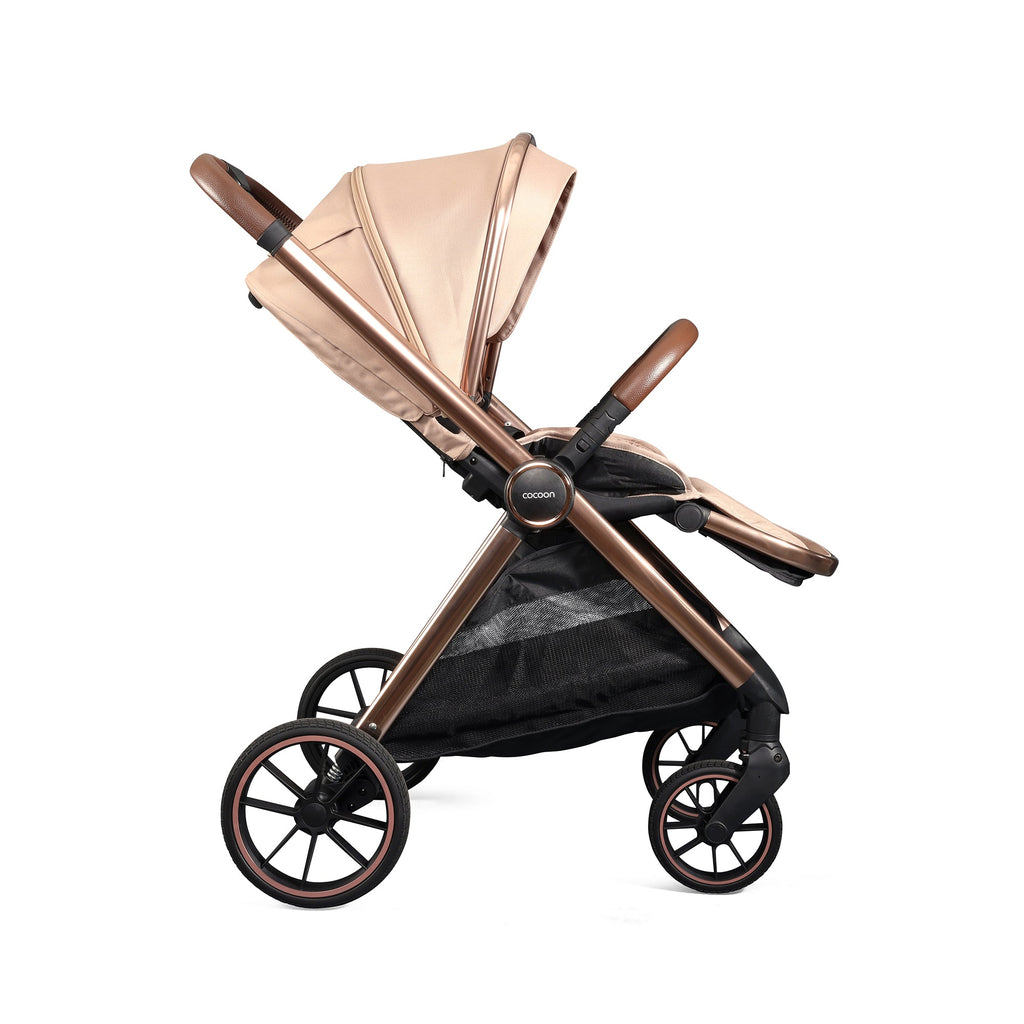 Mee-Go Cocoon Pushchair with Accessories - Toffee