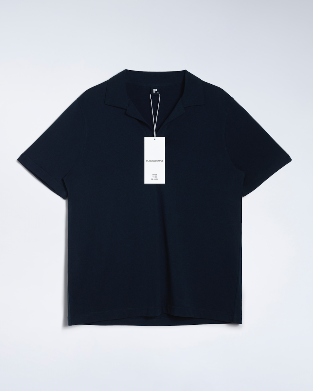 Open Neck Organic Polo