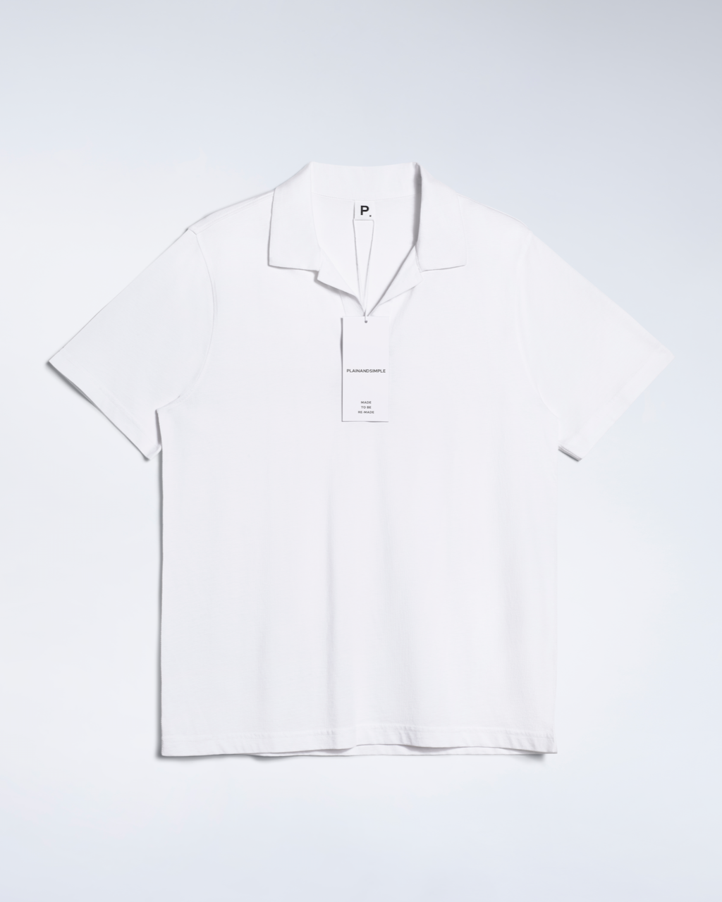Open Neck Organic Polo