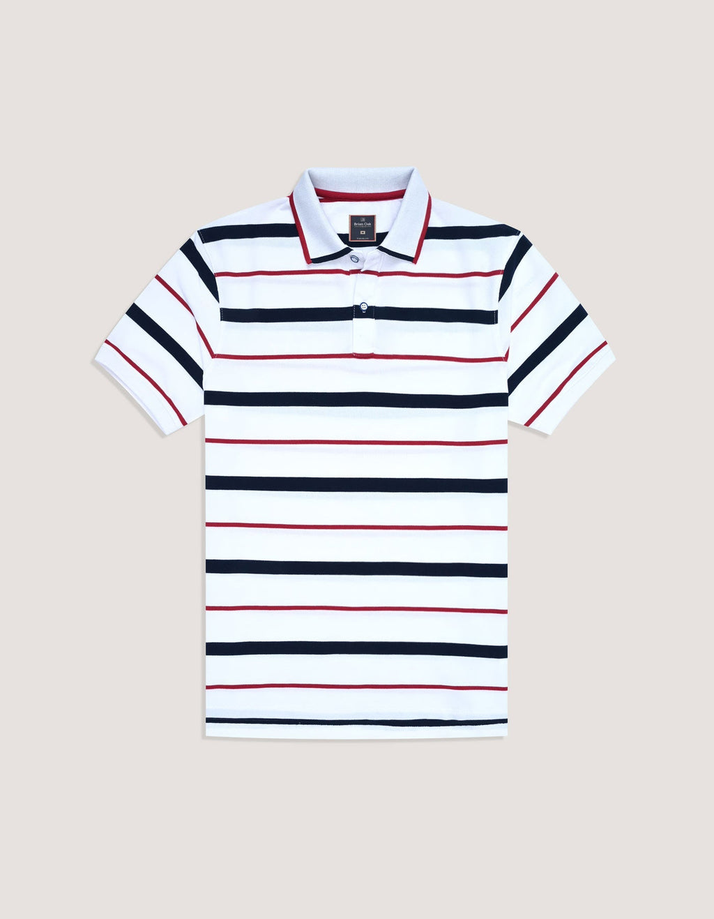 Multi-Striped Cotton Polo Shirt