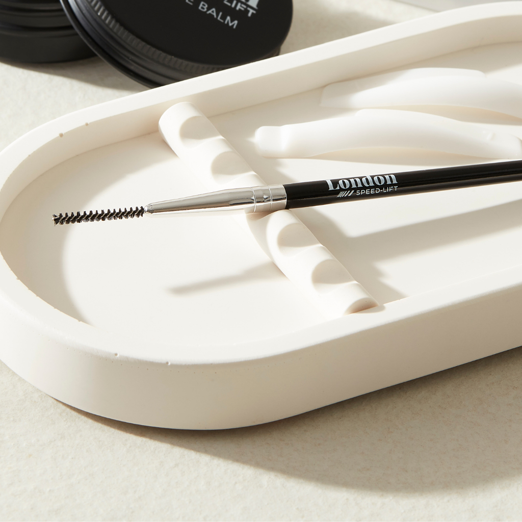 London Brow Co. Reusable Micro Lash & Brow Brush for Lifting - Black