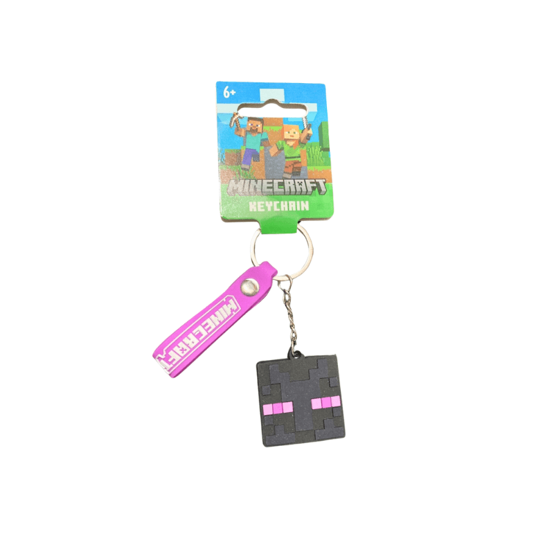 Minecraft Soft Plush Charm Keychain – Collectible Gaming Bag Accessory