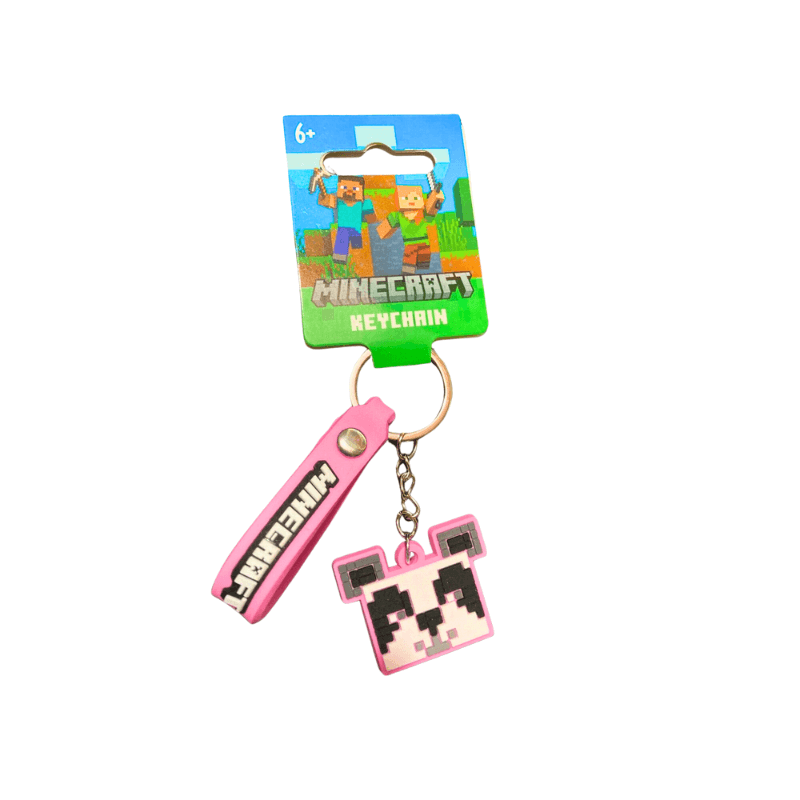 Minecraft Soft Plush Charm Keychain – Collectible Gaming Bag Accessory