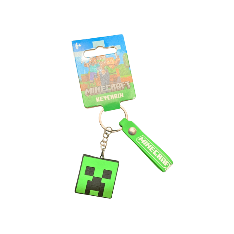 Minecraft Soft Plush Charm Keychain – Collectible Gaming Bag Accessory